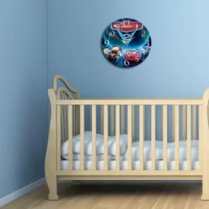 Image of MSCO-14 Multicolor Cars 2 Decorative MDF Clock