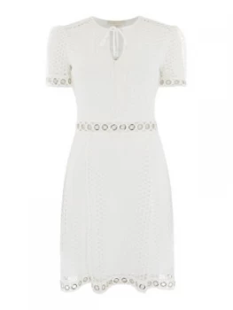 Image of Michael Kors Lace combo dresss White