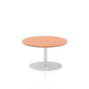 Image of Italia Poseur Table Round 600 Top 475 High Beech