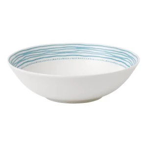 Image of Royal Doulton Ellen DeGeneres Polar Blue Dots Cereal Bowl Blue