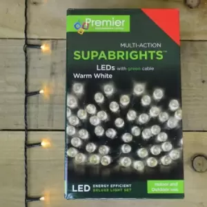 Image of 23m (380 LED) Premier Multi Action Supabright Christmas Light Set - Warm White