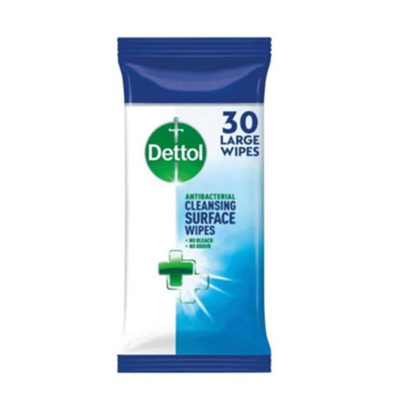 Image of Dettol ANTIBAC CLNSING WIPES X30 P10