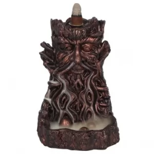 Image of Small Bronze Tree Man Backflow Burner