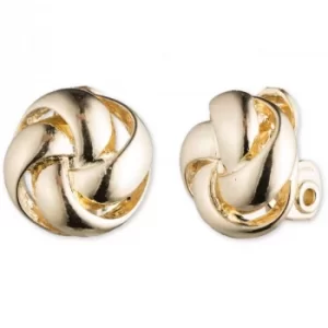 Image of Button Knot Closed Ears Earrings