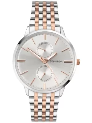 Image of Sekonda Mens Rose Gold Plated Silver Watch 1589