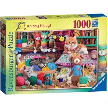 Image of Knitty Kitty Jigsaw Puzzle - 1000 Pieces
