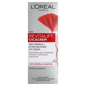 Image of LOreal Paris Revitalift Cica Anti Wrinkle Eye Cream 15ml