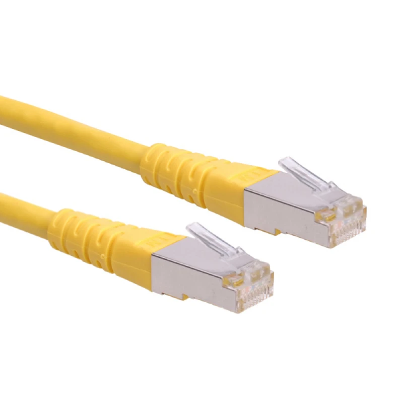 Image of ROLINE S/FTP (PiMF) Patch Cord Cat.6. yellow 5.0m