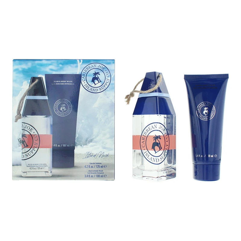 Image of Caribbean Joe Island Supply Musk Photobox 2 Piece Gift Set: Eau de Toilette 125ml - Hbw 100ml