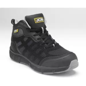 Image of Hydradig Essential Lightweight Safety Work Boots Black - Size 10 - JCB