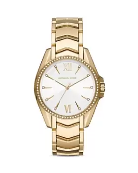 Image of Michael Kors Whitney Chevron Link Bracelet Watch, 38mm