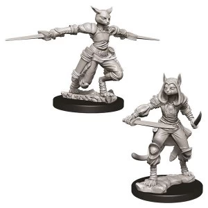 Image of D&D Nolzur's Marvelous Unpainted Miniatures (W9) Female Tabaxi Rogue
