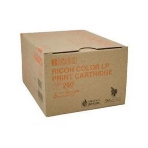 Image of Ricoh Type 260 Yellow Laser Toner Ink Cartridge 888447
