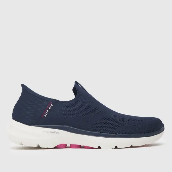 Image of SKECHERS slip ins trainers in navy Navy UK 8 (EU 41)