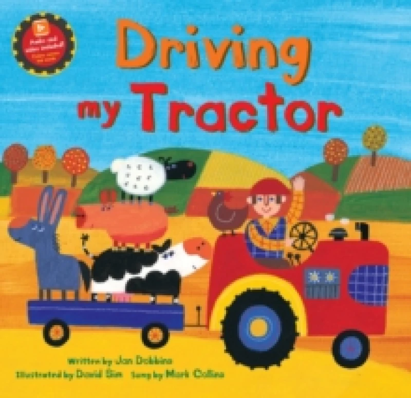 Image of Jan Dobbins Driving My Tractor Book Multi unisex