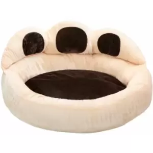 Image of Tectake - Dog bed Balou - cat bed, puppy bed, pet bed - o 80 x 33cm - brown/beige
