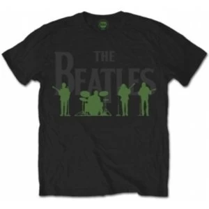 Image of The Beatles Saville Row Line Up (Green Silhouettes): Medium