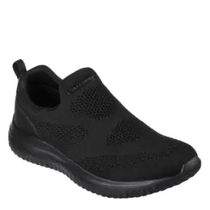 Image of Skechers Delson 3.0 Fairfield Mens Slip on Trainers - Black