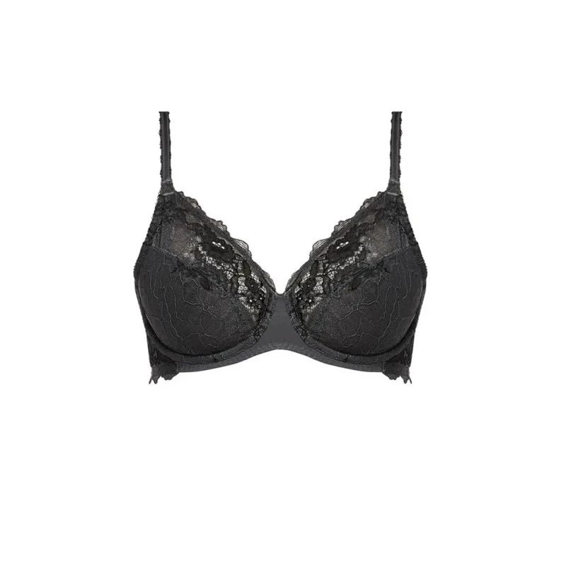 Image of Wacoal Womens classic underwired bra Wacoal Lace perfection Noir Female 85F
