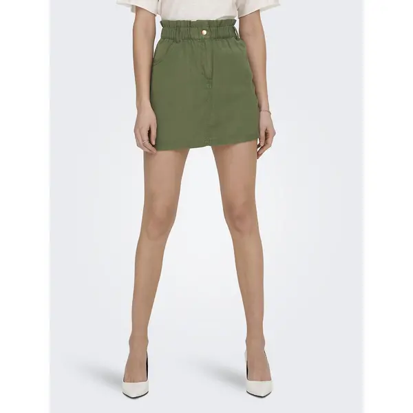Image of Cargo Mini Skirt with High Waist
