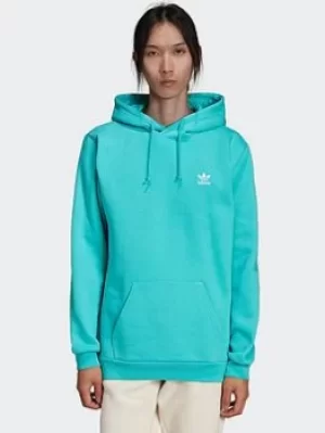 Image of adidas Originals Adicolor Essentials Trefoil Hoodie, Light Green, Size L, Men