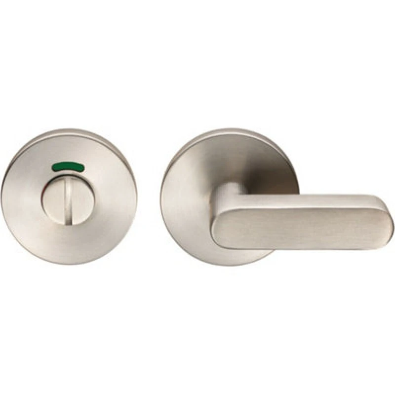 Image of Loops Thumbturn Lock And Release Handle With Indicator 64.5mm Handle Satin Steel Metallics unisex