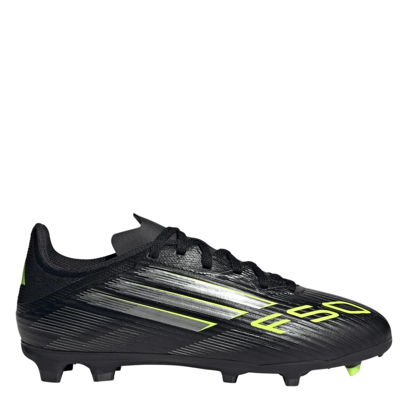 Image of adidas F50 League Childrens Firm Ground Football Boots Firm Ground Football Boots C10 (28) Black 08002403100