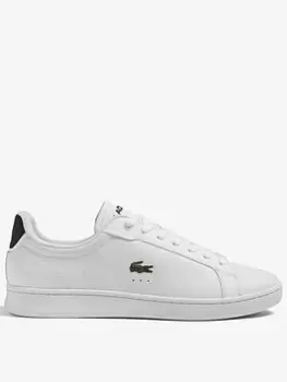 Image of Lacoste Carnaby Pro 123 8 Sma Trainer, White/Black, Size 9, Men