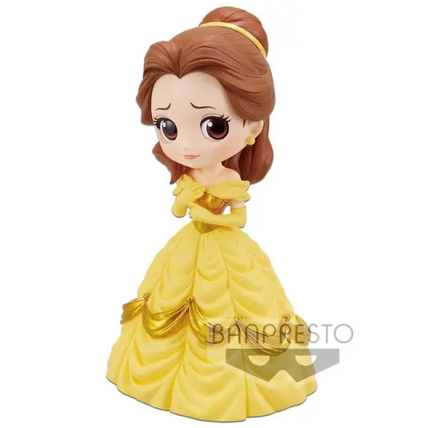 Image of Disney Q Posket Mini Figure Belle A Normal Color Version 14 cm