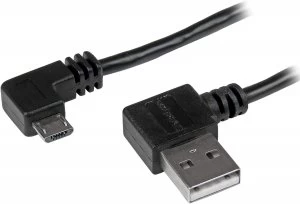 Image of Micro usb Cable Right angled Connectors mm 1m