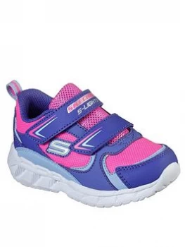 Image of Skechers Toddler Girls Magna-lights Trainers - Purple, Size 4 Younger
