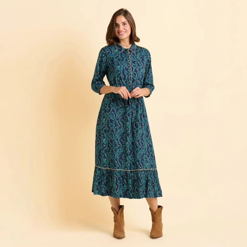Image of Brakeburn Skye Green Dress Green female UK 20