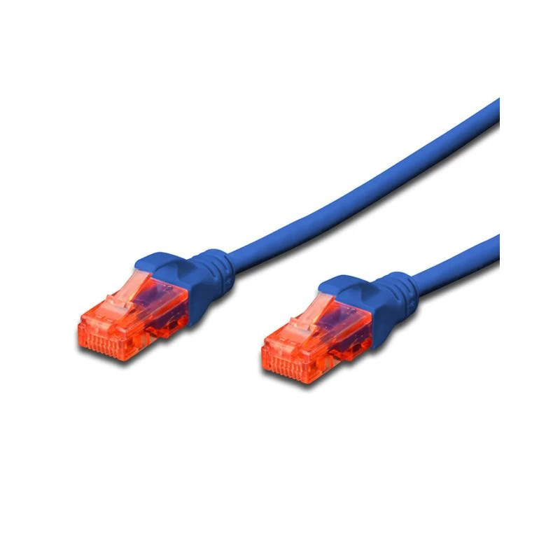 Image of FDL 0.25M CAT.6 UTP LSZH PATCH CABLE - Blue