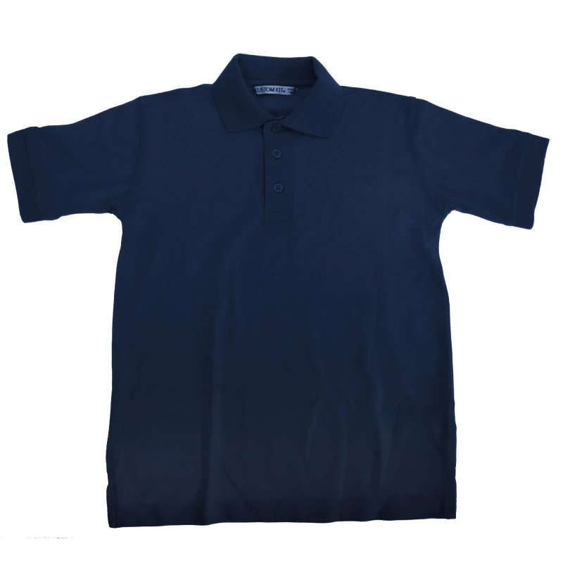 Image of Kustom Kit Klassic Superwash 60 Polo Shirt Pack of 2 in Navy Size: 3-4 Years Navy Unisex 3-4 Years