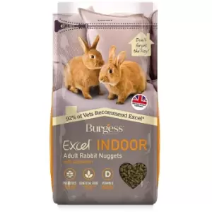 Image of Burgess Excel Indoor Rabbit Nuggets Pet Food 1.5kg