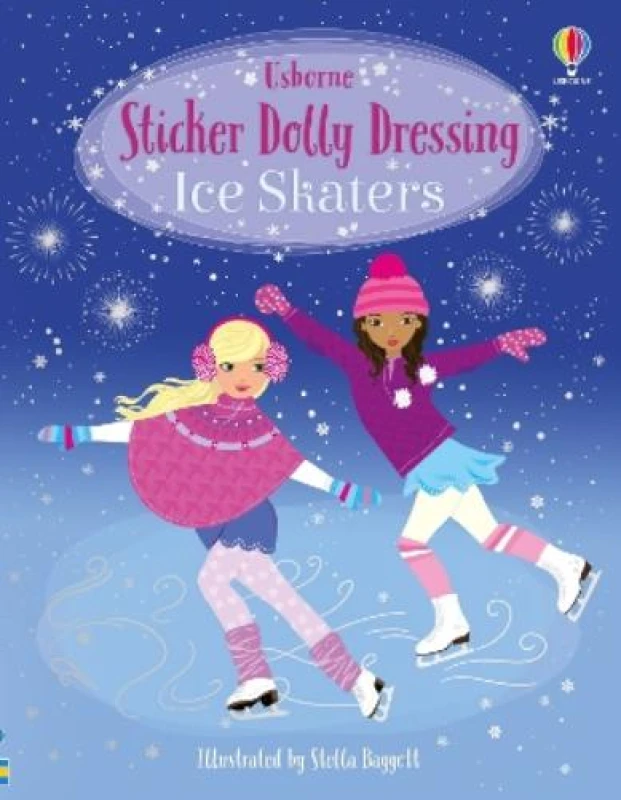 Image of Fiona Watt Sticker Dolly Dressing Ice Skaters Book Multi unisex