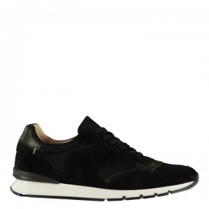 Image of Firetrap Porto Mens Trainers - Black/Khaki