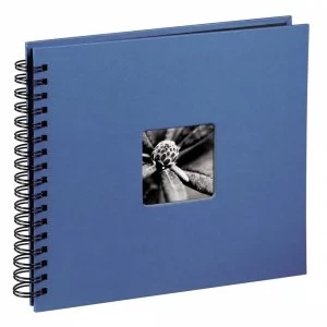 Image of Fine Art Spiral Bound Album 28 x 24cm 50 Black pages Azure