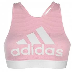 Image of adidas 2.0 Halter Logo Bra Ladies - True Pink