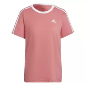 Image of adidas Stripe T-Shirt - Pink