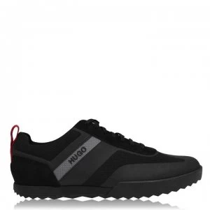 Image of Hugo Boss Matrix Suede Trainers Black 009 Men