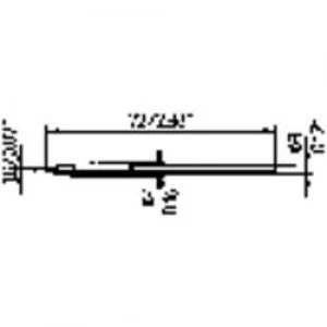 Image of Soldering tip Chisel shaped Ersa 212 ED LF Tip size 1.8 mm