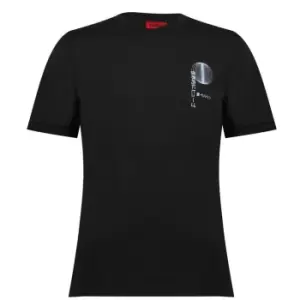 Image of Hugo Dafu T Shirt - Black