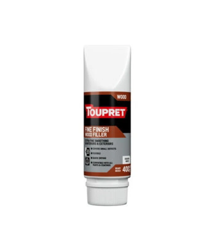 Image of TOUPRET Toupret - TTLPWF04GB Fine Finish Wood Filler 400g TOUTTLPWF04 TTLPWF0.4GB