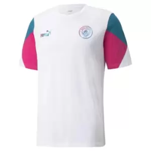 Image of Puma Manchester City Cult T Shirt Mens - White