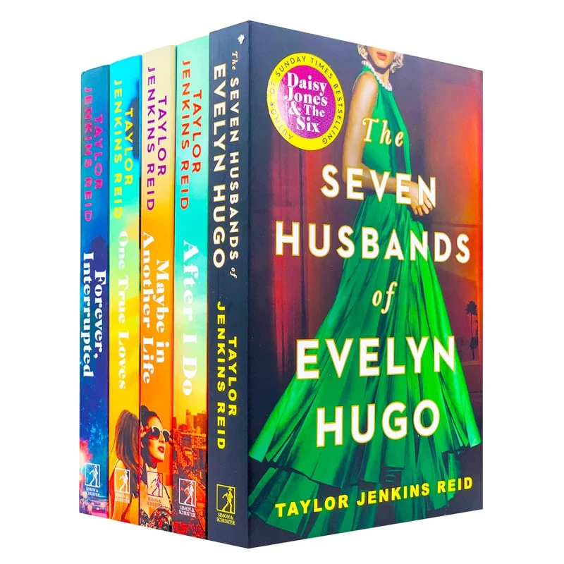 Image of Taylor Jenkins Reid 5 Book Set Seven Husbands Of Evelyn Hugo, Maybe In Another Life, One True Loves Taylor Jenkins Rei Books