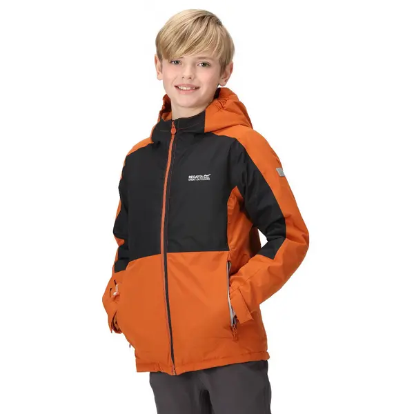 Image of Regatta Boys Beamz III Waterproof Breathable Jacket 13 Years - Chest 79-83cm (Height 153-158cm)
