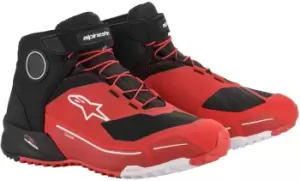 Image of Alpinestars CR-X Drystar Motorcycle Shoes, black-red, Size 40 41, black-red, Size 40 41