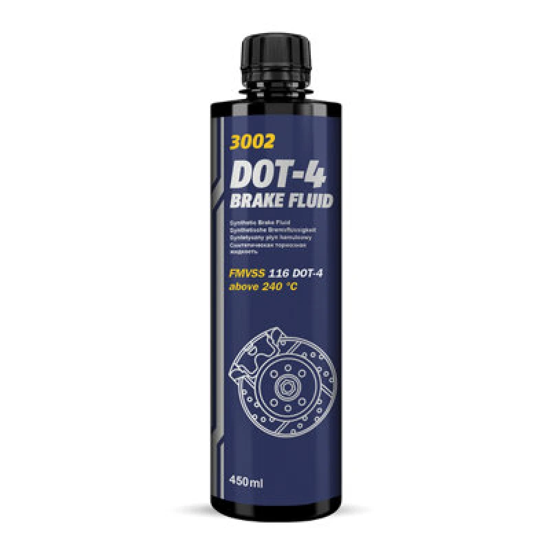 Image of Mannol Brake Fluid Dot-4 450Ml