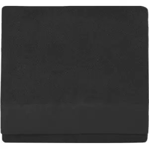 Image of Textured Weave Bath Towel 70x130cm Black - Black - Furn.